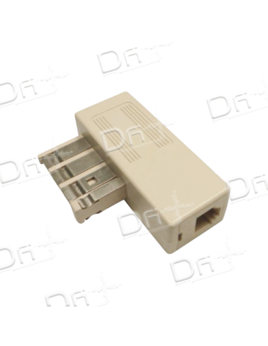 Adaptateur Gigogne 6 plots RJ12 - FM6RJ12F - dfiplus