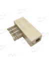 Adaptateur Gigogne 6 plots RJ12 - FM6RJ12F - dfiplus