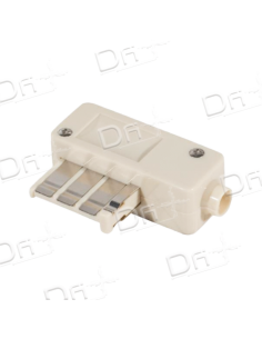 Fiche mâle 8 plots en T - FM8TC - dfiplus