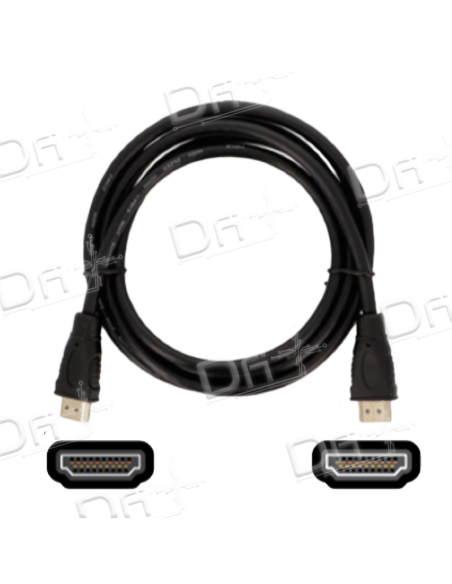 Cordon HDMI 2.0 Noir 1m - CHDMI20 - dfiplus Cordon HDMI 2.0 Noir 1m - CHDMI20 - dfiplus