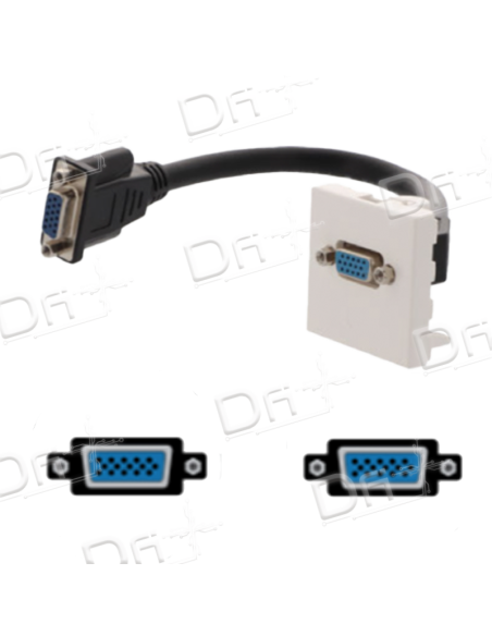 Face avant 45x45 SVGA 20cm Femelle - Femelle - F45SVGA - dfiplus Face avant 45x45 SVGA 20cm Femelle - Femelle - F45SVGA - dfiplus