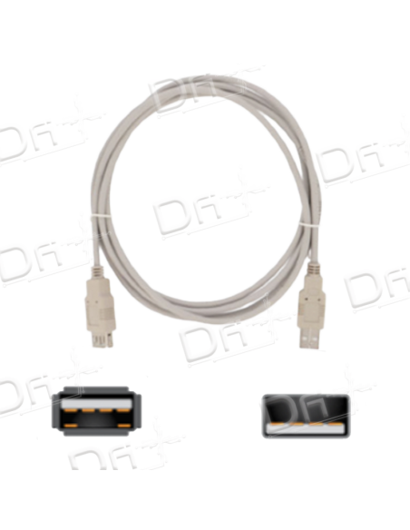Cordon USB 2.0 AM – USB 2.0 BM - USB20AMBM - dfiplus