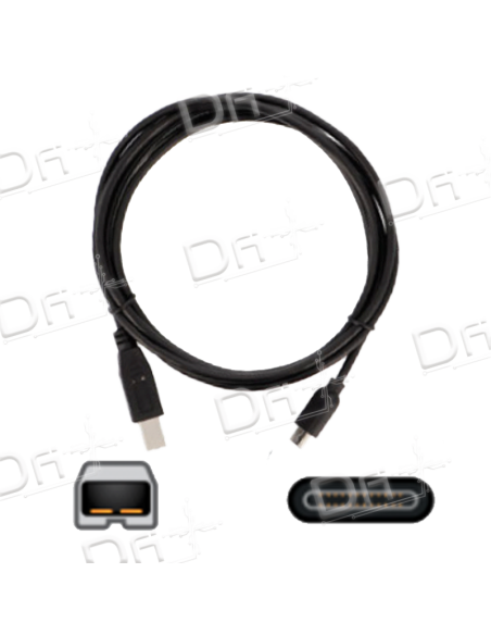 Cordon USB 2.0 CM – USB 2.0 BM - USB20CMBM - dfiplus