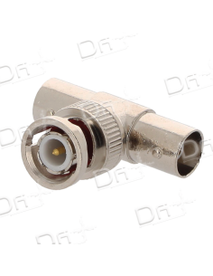 Adaptateur T BNC Mâle – Femelle - ATBNCMF - dfiplus