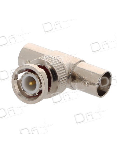 Adaptateur T BNC Mâle – Femelle - ATBNCMF - dfiplus