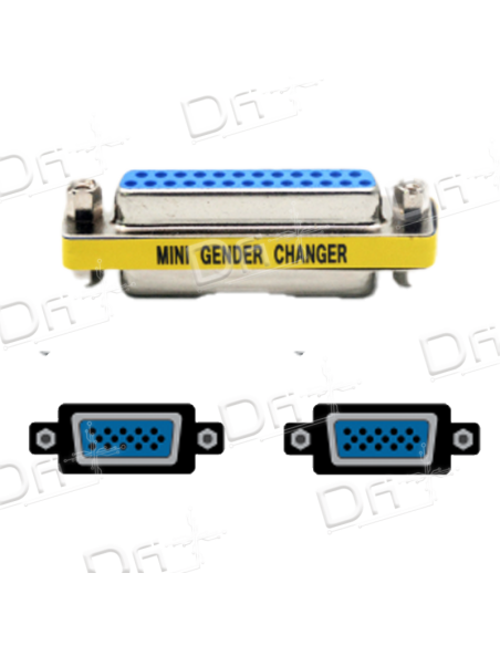 Changeur de genre DB25 Femelle - Femelle - DB25FF - dfiplus Changeur de genre DB25 Femelle - Femelle - DB25FF - dfiplus
