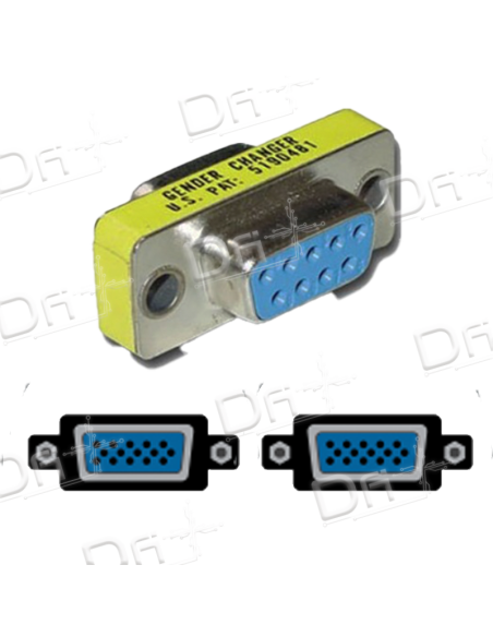 Changeur de genre DB9 Femelle - Femelle - DB9FF - dfiplus