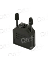 Capot SUB-D 9 Points Plastique - CAPSUBD9P - dfiplus
