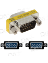 Changeur de genre HD15 VGA Mâle - Mâle - HD15VGAMM - dfiplus