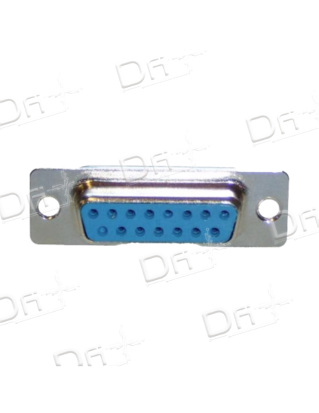 Connecteur SUB-D 15 Broches Femelle - SUBD15F - dfiplus Connecteur SUB-D 15 Broches Femelle - SUBD15F - dfiplus