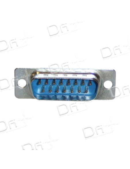 Connecteur SUB-D 15 Broches Mâle - SUBD15M - dfiplus
