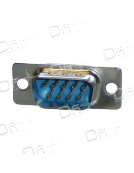 Connecteur SUB-D 9 Broches Mâle - SUBD9M - dfiplus