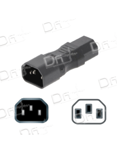 Adaptateur C14 - C13 Noir - AC14C13N - dfiplus
