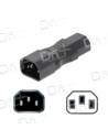 Adaptateur C14 - C13 Noir - AC14C13N - dfiplus