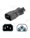 Adaptateur C14 - C5 Noir - AC14C5N - dfiplus
