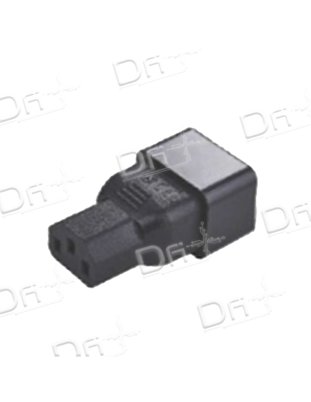 Adaptateur C20 - C13 Noir - AC20C13N - dfiplus Adaptateur C20 - C13 Noir - AC20C13N - dfiplus