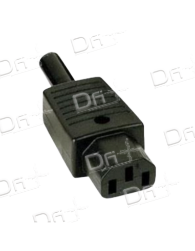 Connecteur IEC C13 Femelle Droit - IECC13 - dfiplus