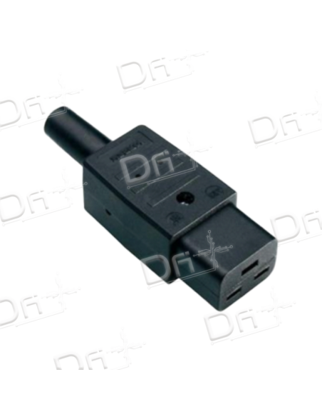 Connecteur IEC C19 Femelle Droit - IECC19 - dfiplus