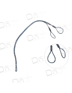 Tire Cable Grip Galvanisé Double Boucle 110-125mm - F00149 - dfiplus