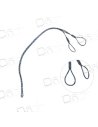 Tire Cable Grip Galvanisé Double Boucle 40-50mm - F00144 - dfiplus
