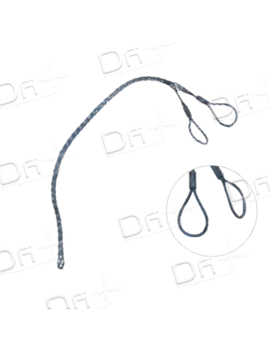Tire Cable Grip Galvanisé Double Boucle 65-80mm - F00146 - dfiplus