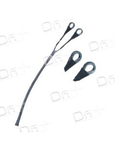 Tire Cable Tracteur galvanise Double Boucle 10-15mm - F001146 - dfiplus