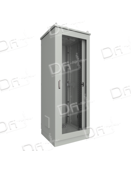 Baie Réseau Vitrée IP55 19" 42U 600x600 - BRV554266 - dfiplus Baie Réseau Vitrée IP55 19" 42U 600x600 - BRV554266 - dfiplus