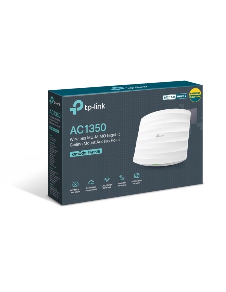 TP-Link EAP225 Wi-Fi Mesh AC1350 PoE Ceiling Mount Access Point