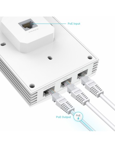 TP-Link EAP655-Wall Wi-Fi 6 AX3000 Wall Access...