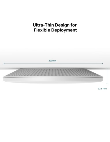 TP-Link EAP772 Wi-Fi 7 BE9300 Tri-Band Ceiling...
