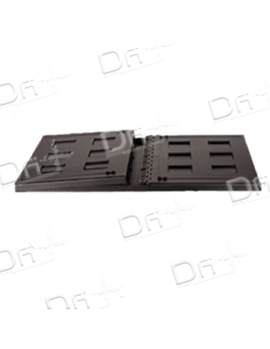 Support Vertical mural 8U Pliable - SVM8UP - dfiplus