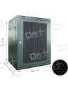 Coffret 19" 22U 600x450 Easy Poz AV Ajourée - C1922645PA - dfiplus