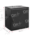 Coffret 19" 9U 600x600 Easy Poz Porte Pleine KIT - C19966PMK - dfiplus