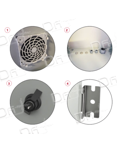 Coffret IP55 19" 12U 600x600 - C19551266 - dfiplus