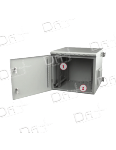 Coffret IP55 19" 7U 600x450 - C19557645 - dfiplus