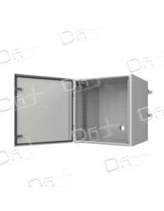 Coffret IP65 19" 12U 600x450 sur poteaux - C196512645P - dfiplus 2