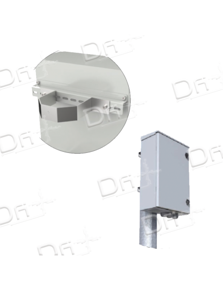 Coffret IP65 19" 7U 600x600 sur poteaux - C1965766P - dfiplus Coffret IP65 19" 7U 600x600 sur poteaux - C1965766P - dfiplus