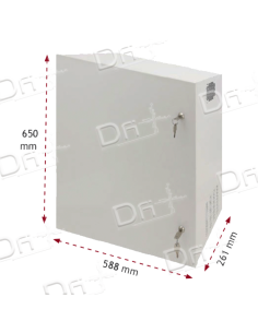 Coffret 19 Pouces Mural CCTV - C19P4CCTV - dfiplus