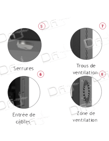 Coffret DVR-NVR 150mm Pleine Blanc - CDN15PB - dfiplus