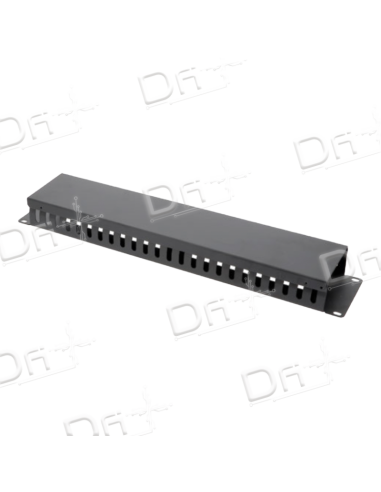 Panneau Guide Cable Goulotte 2U - PGCG2U - dfiplus