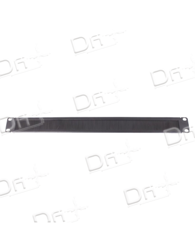 Panneau passe câble brosse centrale 1U – PC191UC - dfiplus