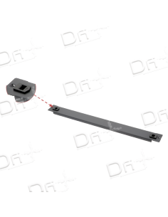 Panneau obturateur 1U Metal Clip - PO1UC19P - dfiplus