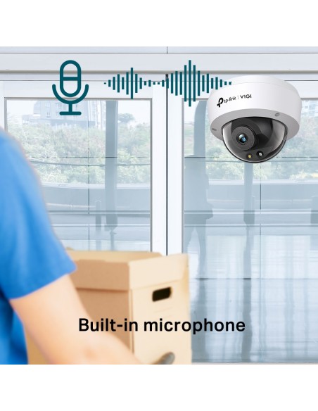 TP-Link VIGI C240 4MP Dome Full-Color Camera 4mm