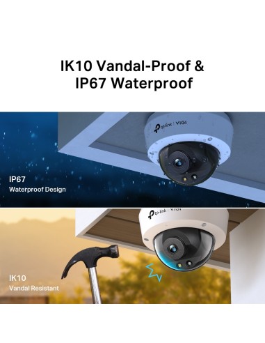 TP-Link VIGI C240 4MP Dome Full-Color Camera 4mm