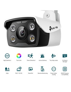 TP-Link VIGI C340 4MP Bullet Outdoor Full-Color Camera 6mm 2