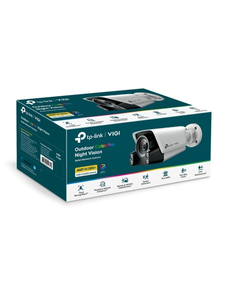 TP-Link VIGI C340S 4MP Bullet Outdoor ColorPro Night Vision Camera 4mm
