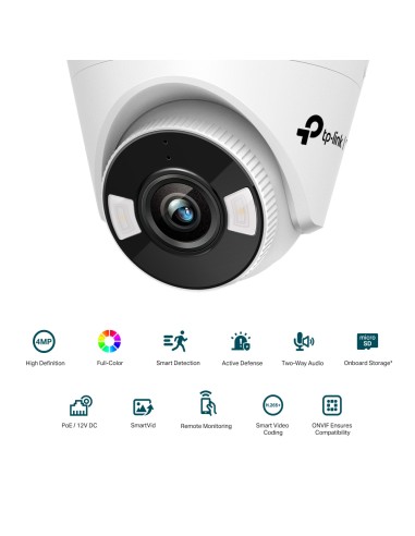 TP-Link VIGI C440 4MP Turret Full-Color Camera...