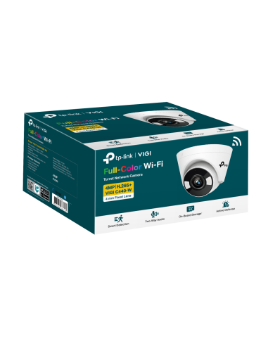 TP-Link VIGI C440-W Wi-Fi 4MP Turret Full-Color...