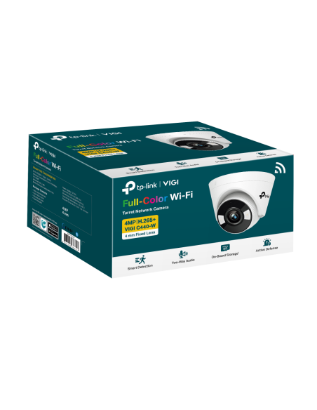 TP-Link VIGI C440-W Wi-Fi 4MP Turret Full-Color Camera 4mm