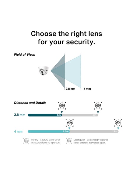 TP-Link VIGI C440I 4MP Turret IR Camera 4mm